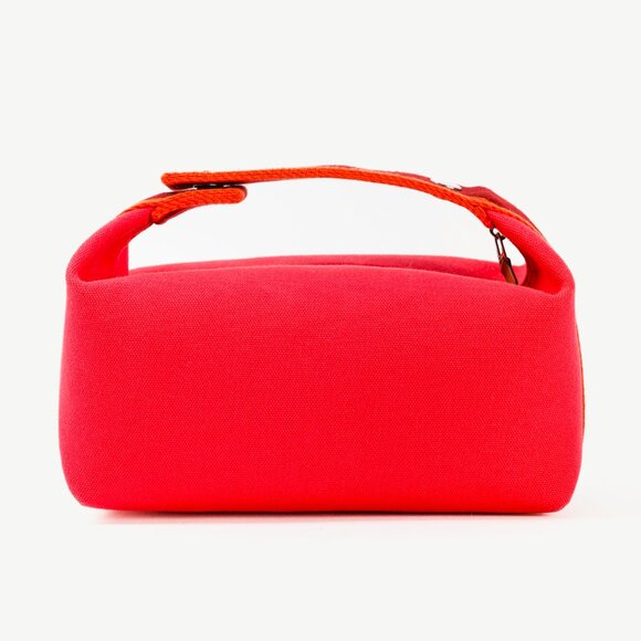 Hermes Bride-a-Brac Small Model Hibiscus Canvas Case - Picture 4 of 14